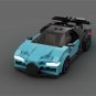 MOC 917K NO.20 Super Car Model Building Blocks Chiron Classic Vehicle Bricks Kids