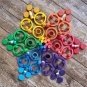Mandala Loose Parts Play Materials Open Ended Toys Wooden Kids
