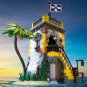Authorized 1440Pcs Pirate Theme Sabre Island Bricks Model Kits MOC-71657 Assembly Building Blocks
