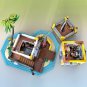 Authorized 1440Pcs Pirate Theme Sabre Island Bricks Model Kits MOC-71657 Assembly Building Blocks