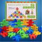 Children Wooden Building Blocks Balance Thinking Games Early Learning Montessori Educational