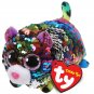 10cm Ty Teeny Tys Glitter Big Eyes Sequin Dog Owl Plush Toy Cute Soft Stuffed Animals Doll Kids