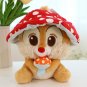 Disney Plush Doll Animal Chip&dale Doll Anime Movie Cute Mushroom Soft Squirrel Toy