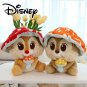 Disney Plush Doll Animal Chip&dale Doll Anime Movie Cute Mushroom Soft Squirrel Toy