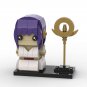 MOC Japan Anime Figures Saints Seiyaed Brickheadz Hyogas Athena Ikki Shiryus Building Blocks