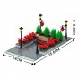 City Street View Park 442Pcs MOC Bricks Compatible With Action Figures Scenes Building Blocks