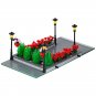 City Street View Park 442Pcs MOC Bricks Compatible With Action Figures Scenes Building Blocks