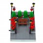 City Street View Park 442Pcs MOC Bricks Compatible With Action Figures Scenes Building Blocks