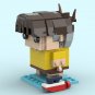 292PCS MOC Famous Anime Movie Characters Ponyo & Sosuke Brickheadz Building Blocks