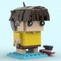 292PCS MOC Famous Anime Movie Characters Ponyo & Sosuke Brickheadz Building Blocks