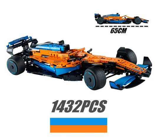 NEW Tech Compatible 42141 McLarens Formula 1 Race Car Model Buiding Block City Vehicle Bricks