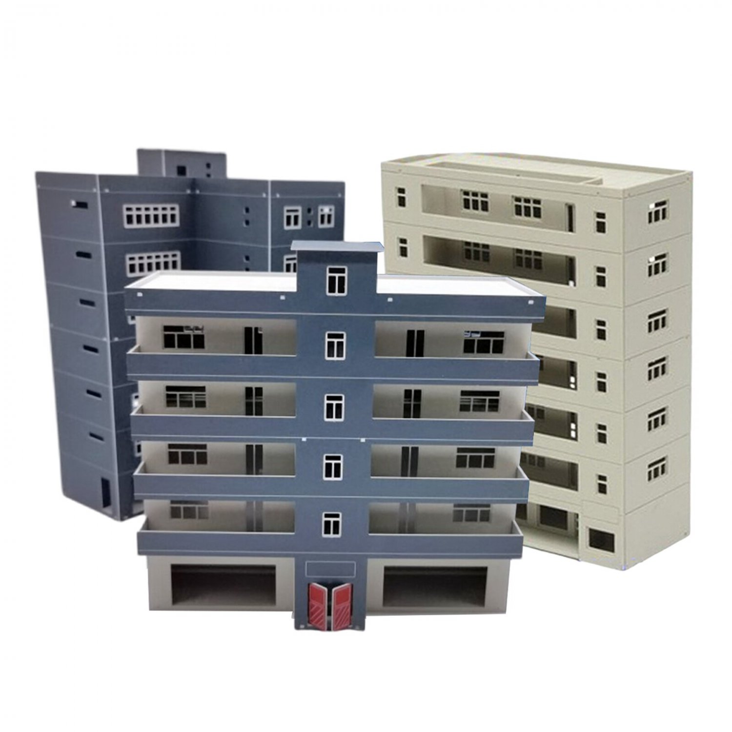 DIY 1:100 Architectural model material school teaching building sand ABS material