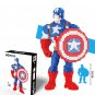 Avengers Spiderman Iron Man Captain America Animation Building Block figure