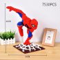 Avengers Spiderman Iron Man Captain America Animation Building Block figure