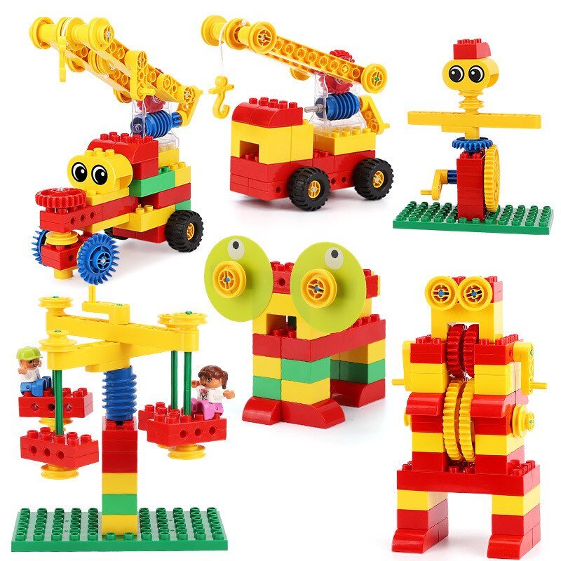 MOC 9656 Early Simple Machines Set Building Blocks Ecational Institutions Stem Robot Science Large