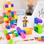 Square Cube Shape Building Blocks Educational Toys For Children Kids DIY Assembling Blocks