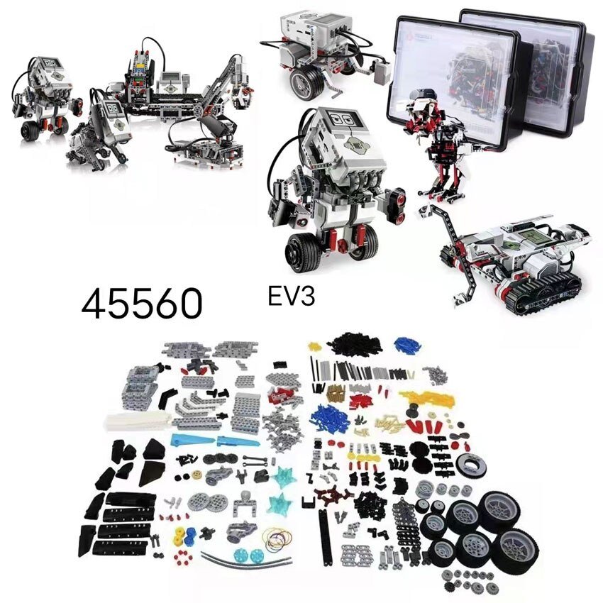 Compatible with EV3 Blocks 45544 Parts Pack 45560 Teaching AIDS Robot Small Particle