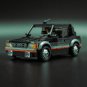 280PCS MOC Speed Champions 205 GTI Black SportsCar Model Building Blocks Technology Bricks