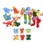 DIY Creative Building Blocks Transformation Robot Deform Alphabet Action Figure Assembling Blocks