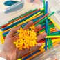 Straw Constructor Toys STEM Building Toys Straws and Connectors Building Sets Colorful