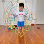 Straw Constructor Toys STEM Building Toys Straws and Connectors Building Sets Colorful