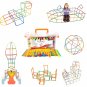 Straw Constructor Toys STEM Building Toys Straws and Connectors Building Sets Colorful