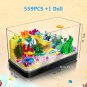 Creative Fishbowl LED Fish Tank Mini Bricks Underwater World Aquarium Marine Animal Building