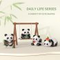 Small particle assembly building block toy giant panda flower fruit Lai Meng Lan Fubao