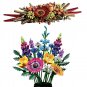 NEW ICONS 10314 Dried Flower Centerpiece Wildflower Bouquet Building Blocks