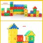 203Pcs/Set DIY Handmade Assembled House Blocks Puzzles Toys for 3-6 Years Girls Boys Kids