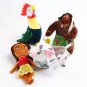 20cm Disney Movie Moana Vaiana Waialiki Chicken Pig Pua Princess Toys Animals Cartoon Doll Gifts