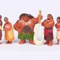 12pcs/set 6-10cm Moana Princess Maui Chief Tui Tala Heihei Pua Action Figure Toys For Children
