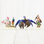10pcs/Lot Princess Moana Figure Toys Maui Gramma Tala Tui Tamatoa Heihei Rooster Pua Pig Hawk Animal
