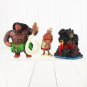 10pcs/Lot Princess Moana Figure Toys Maui Gramma Tala Tui Tamatoa Heihei Rooster Pua Pig Hawk Animal