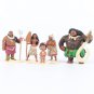10pcs/set Cartoon Moana Princess Legend Vaiana Maui Chief Tui Tala Heihei Pua Action Figure Decor