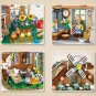 LOZ Windmill Farm House Garden Cow Animal Mini Street View DIY Town Farm Cabin Educational