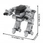 MOC1205 Movie 275Pcs MOC Bricks machine Cop DIY Model Building Blocks Education Kids