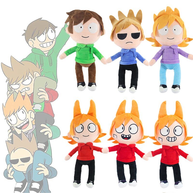 Cartoon Eddsworld Plush Toy Tord Edd Matt Toms Plushie Stuffed Doll ...