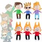 Cartoon Eddsworld Plush Toy Tord Edd Matt Toms Plushie Stuffed Doll Soft Anime Pillow Gift