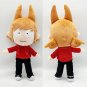 38cm New Red Tom Eddsworld Tord Anime Plush Cartoon Edd Doll Indoor Home Decoration Soft