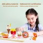 Hamburg building blocks, cola, puzzle girls, cute splicing toys, girls, families, fast food gifts