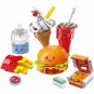 Hamburg building blocks, cola, puzzle girls, cute splicing toys, girls, families, fast food gifts