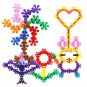 200Pcs Snow Flake Building Set 3D Maze Toy Construction Building Block Educational Gift