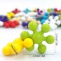 200Pcs Snow Flake Building Set 3D Maze Toy Construction Building Block Educational Gift