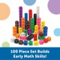 Math Cubes Activity Set Number Connecting Blocks Counting Toys