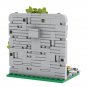 MOOXI City Fountain 255Pcs MOC Bricks Middle Ages Military Castle Fountain