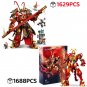 Monkey King Golden Mech Building Blocks MOC 80012 Journey to the West Wukong Robot Mecha