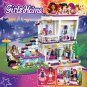 NEW 760pcs Pop Star House Building Block Compatible 41135 Livi Friends For Girls Figures Bricks