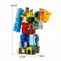 DIY Creative Education Blocks Assembling Action Figure Transformation Number Deformation