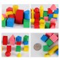 14Pcs/bag Colorful Wooden Solid Geometry Blocks Toys Early Education Building Blocks Toys